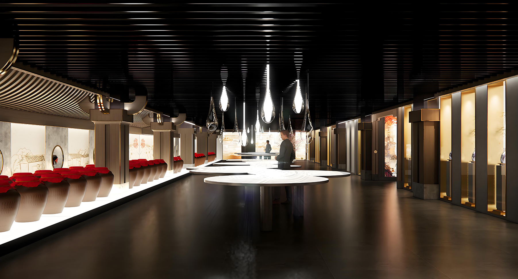 汾酒北京老酒文化体验馆展厅入口